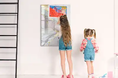 Magnetická popisovací tabule dekorativní mramor