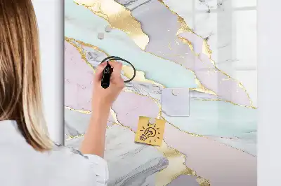 Magnetická popisovací tabule dekorativní mramor