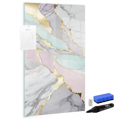 Magnetická popisovací tabule dekorativní mramor