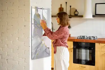 Magnetická popisovací tabule dekorativní mramor