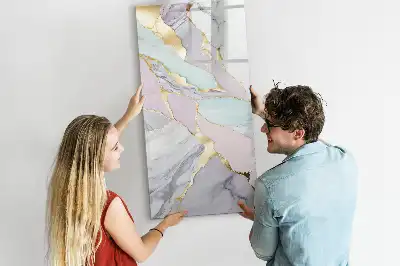 Magnetická popisovací tabule dekorativní mramor