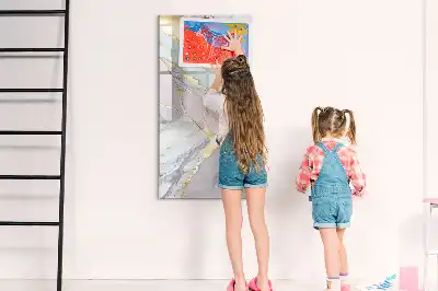 Magnetická popisovací tabule dekorativní mramor