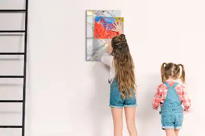 Magnetická popisovací tabule dekorativní mramor