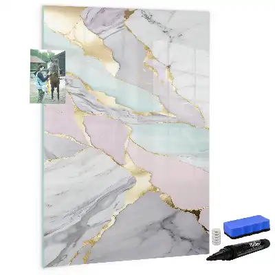 Magnetická popisovací tabule dekorativní mramor