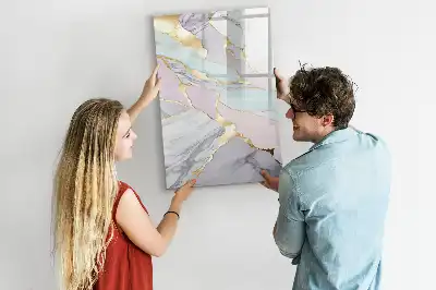 Magnetická popisovací tabule dekorativní mramor
