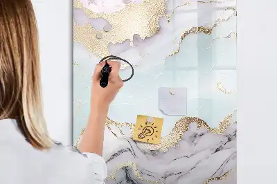 Magnetická kreslicí tabule v designu mramoru
