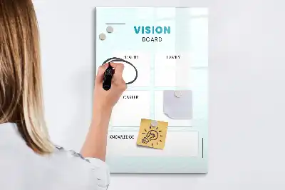 Magnetická tabule na kreslení plánovač zdraví