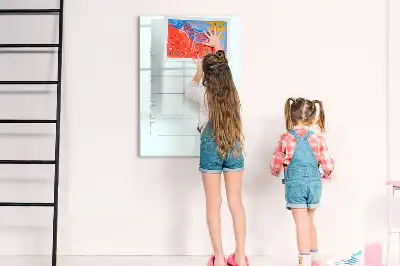 Magnetická popisovací tabule plánovač cest