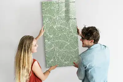 Magnetická tabule na kreslení vzor s velkými listy