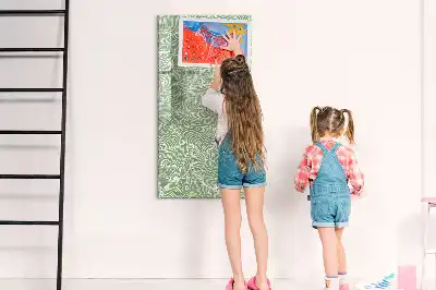Magnetická tabule na kreslení vzor s velkými listy