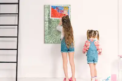 Magnetická tabule na kreslení vzor s velkými listy
