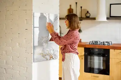 Magnetická kreslicí tabule v dekoru mramoru