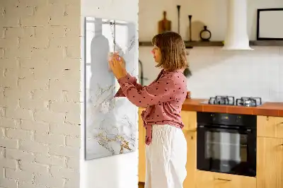 Magnetická kreslicí tabule v dekoru mramoru