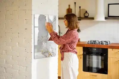 Magnetická kreslicí tabule v dekoru mramoru