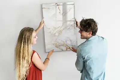 Magnetická kreslicí tabule v dekoru mramoru