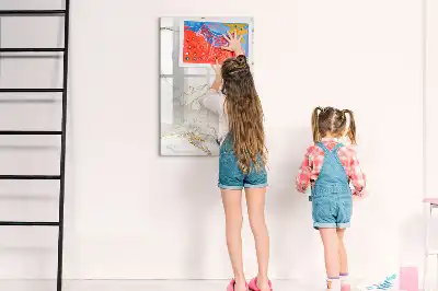 Magnetická kreslicí tabule v dekoru mramoru