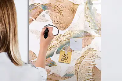 Magnetická popisovací tabule vzor ptačích patek