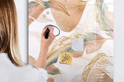 Magnetická popisovací tabule vzor ptačích patek