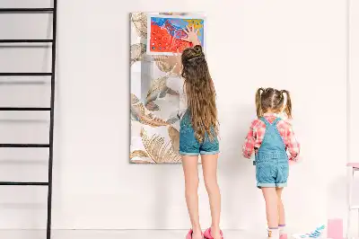 Magnetická popisovací tabule vzor ptačích patek