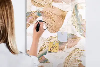 Magnetická popisovací tabule vzor ptačích patek