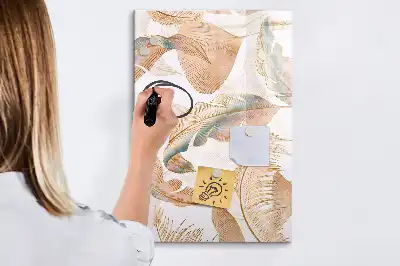 Magnetická popisovací tabule vzor ptačích patek