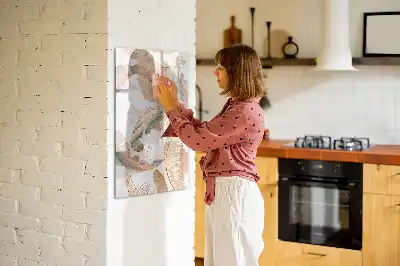 Magnetická popisovací tabule vzor ptačích patek