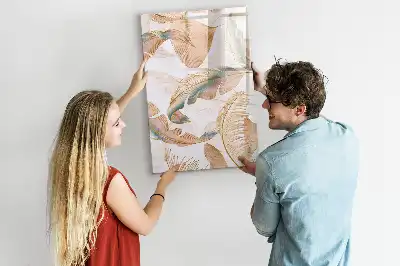 Magnetická popisovací tabule vzor ptačích patek