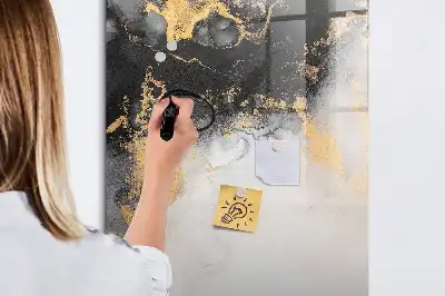Magnetická tabule na kreslení v designu mramorové abstrakce