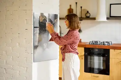 Magnetická tabule na kreslení v designu mramorové abstrakce