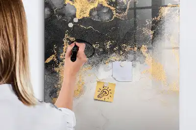 Magnetická tabule na kreslení v designu mramorové abstrakce