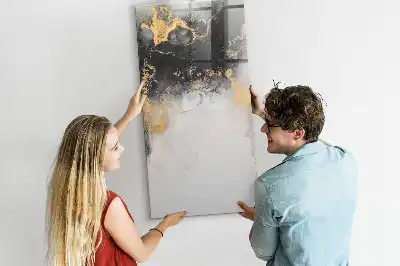 Magnetická tabule na kreslení v designu mramorové abstrakce