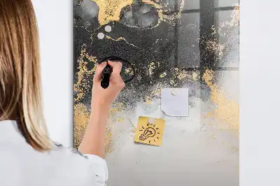 Magnetická tabule na kreslení v designu mramorové abstrakce