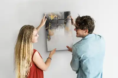 Magnetická tabule na kreslení v designu mramorové abstrakce