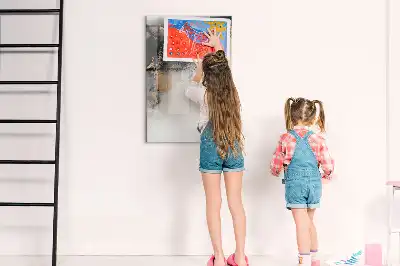 Magnetická tabule na kreslení v designu mramorové abstrakce