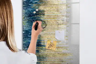 Magnetická popisovací tabule dekorativní vzor