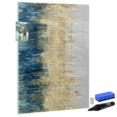 Magnetická popisovací tabule dekorativní vzor