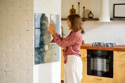 Magnetická popisovací tabule dekorativní vzor