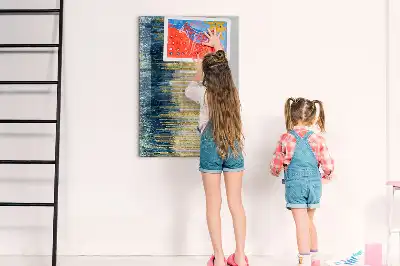 Magnetická popisovací tabule dekorativní vzor
