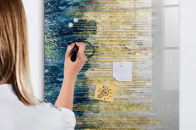 Magnetická popisovací tabule dekorativní vzor