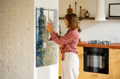 Magnetická popisovací tabule dekorativní vzor