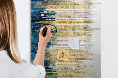Magnetická popisovací tabule dekorativní vzor