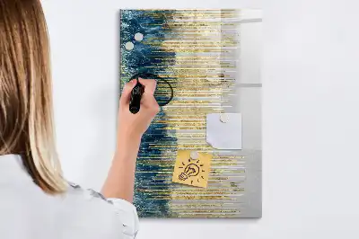 Magnetická popisovací tabule dekorativní vzor