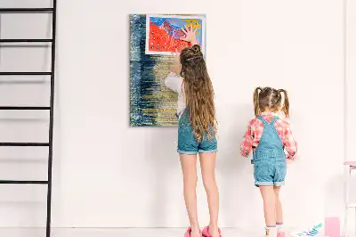 Magnetická popisovací tabule dekorativní vzor