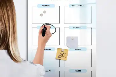 Magnetická popisovací tabule bílá deska