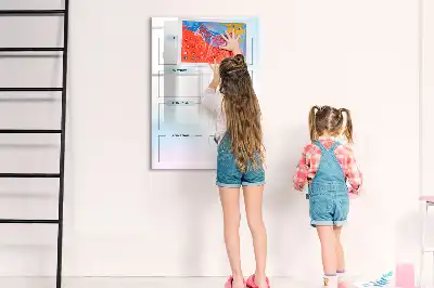 Magnetická popisovací tabule bílá deska