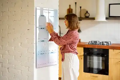 Magnetická popisovací tabule bílá deska