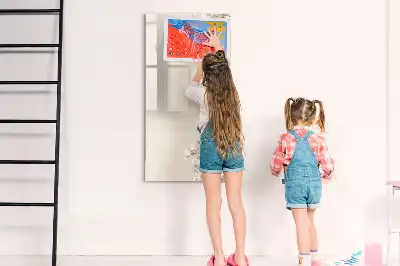 Magnetická popisovací tabule s motivem jemných květin