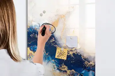 Magnetická tabule na kreslení v designu absolutní mramor
