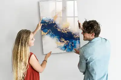 Magnetická tabule na kreslení v designu absolutní mramor