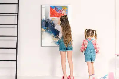 Magnetická tabule na kreslení v designu absolutní mramor